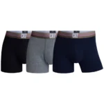 CR7 Boxershort 3-Pack - Blauw, Zwart & Grijs in Biokatoen