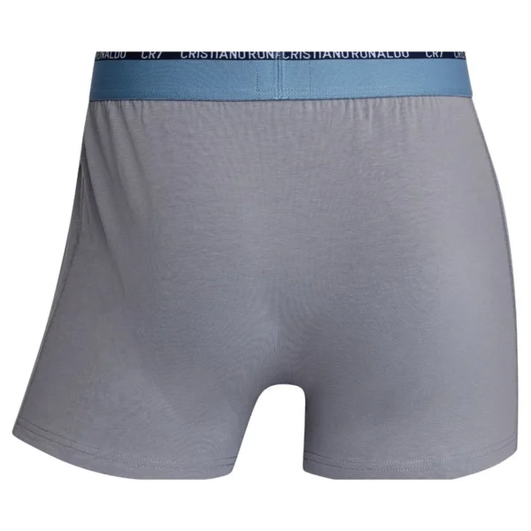 8123-49-2412-8 CR7 Boxershort 5-Pack - Grijs, Blauw, Zwart & Bruin + Gratis Reistas in Biokatoen
