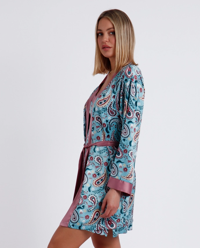 Satijnen Paisley Kamerjas Dames