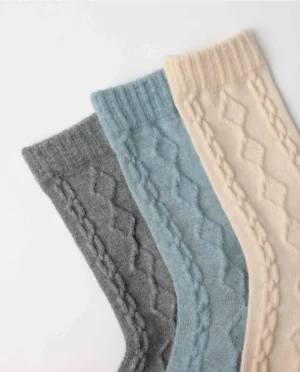 ADM-21069-2 Admas Ribstructuur Sokken voor Dames