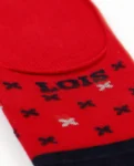 Lois Excess Invisible Sokken Heren - Rood