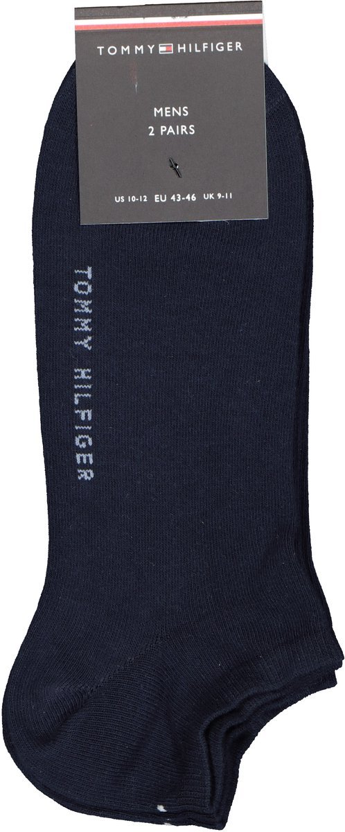 Tommy Hilfiger Herensokken 2-Pack Marineblauw
