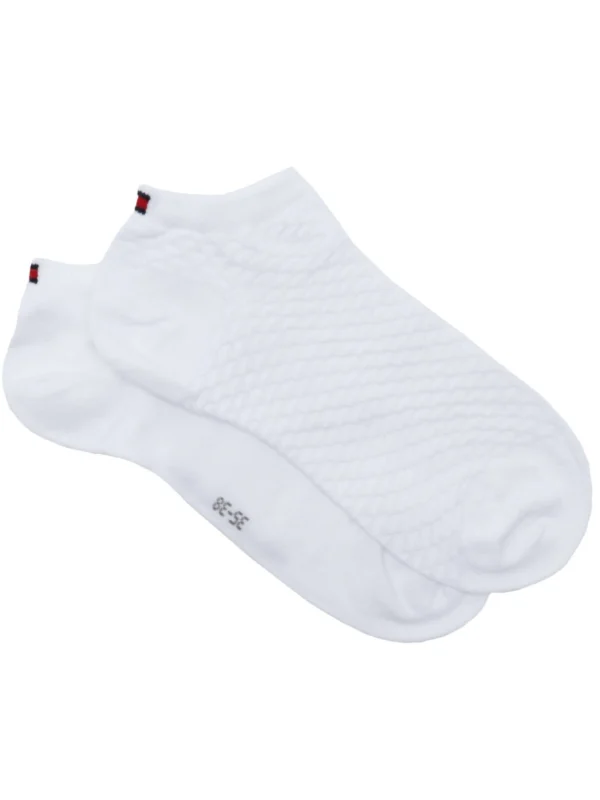701227564-2 Tommy Hilfiger Damessokken 2-Pack Wit
