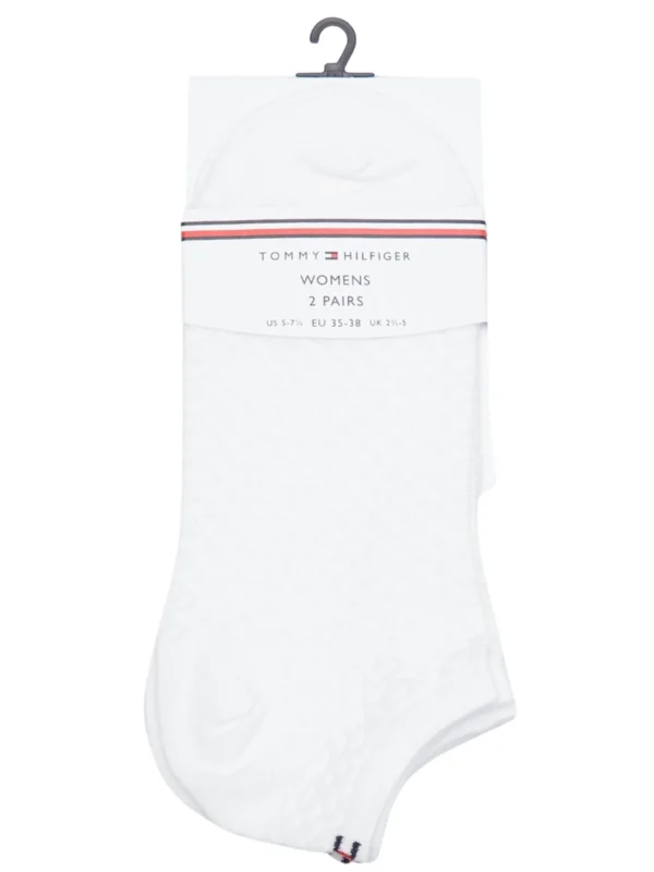 701227564-5 Tommy Hilfiger Damessokken 2-Pack Wit