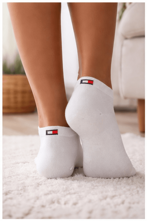 701227564-7 Tommy Hilfiger Damessokken 2-Pack Wit