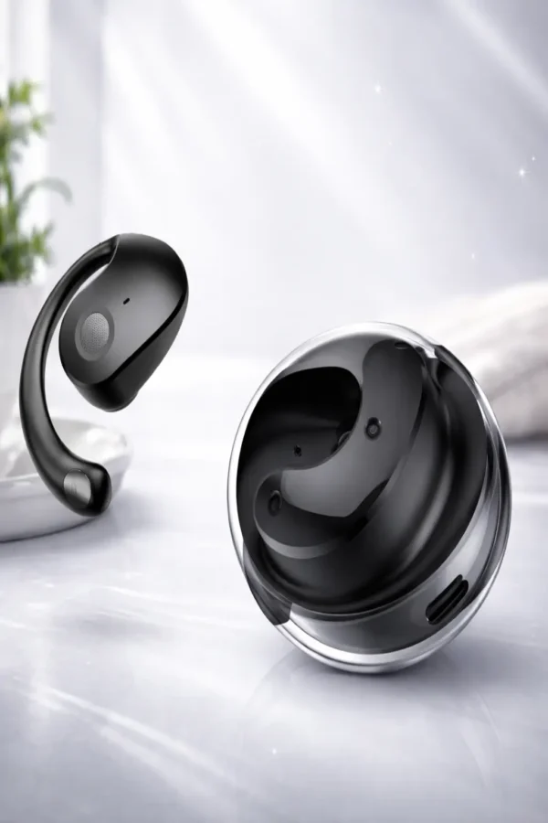 18356-2 OWS Bluetooth Sportkoptelefoon – Open-Ear – Ijzeren Beschermcase – Sport