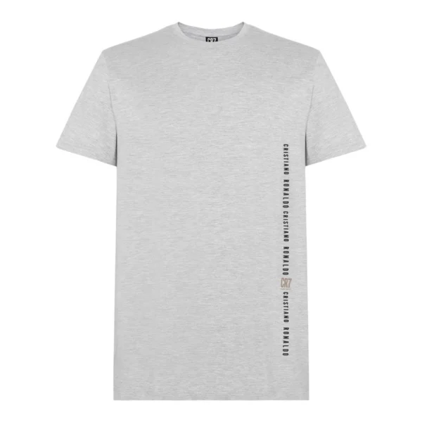 8730-41-2620-1 CR7 Heren Korte Pyjama Set (Lichtgrijs & Zwart)