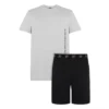 8730-41-2620 CR7 Heren Korte Pyjama Set (Lichtgrijs & Zwart)
