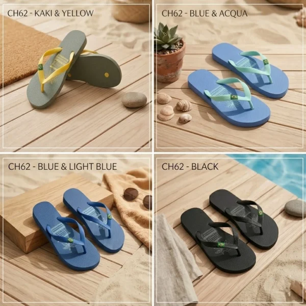 CH62 Chiringuito 'Graphic' Brazil Slippers – Dames & Juniors - Broomium