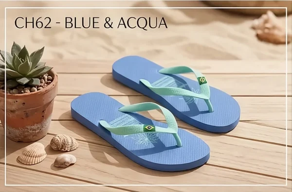 CH62-BA Chiringuito 'Graphic' Brazil Slippers – Dames & Juniors - Broomium