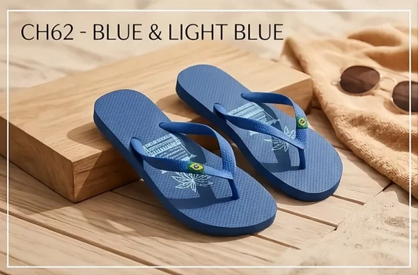 CH62-BL Chiringuito 'Graphic' Brazil Slippers – Dames & Juniors - Broomium