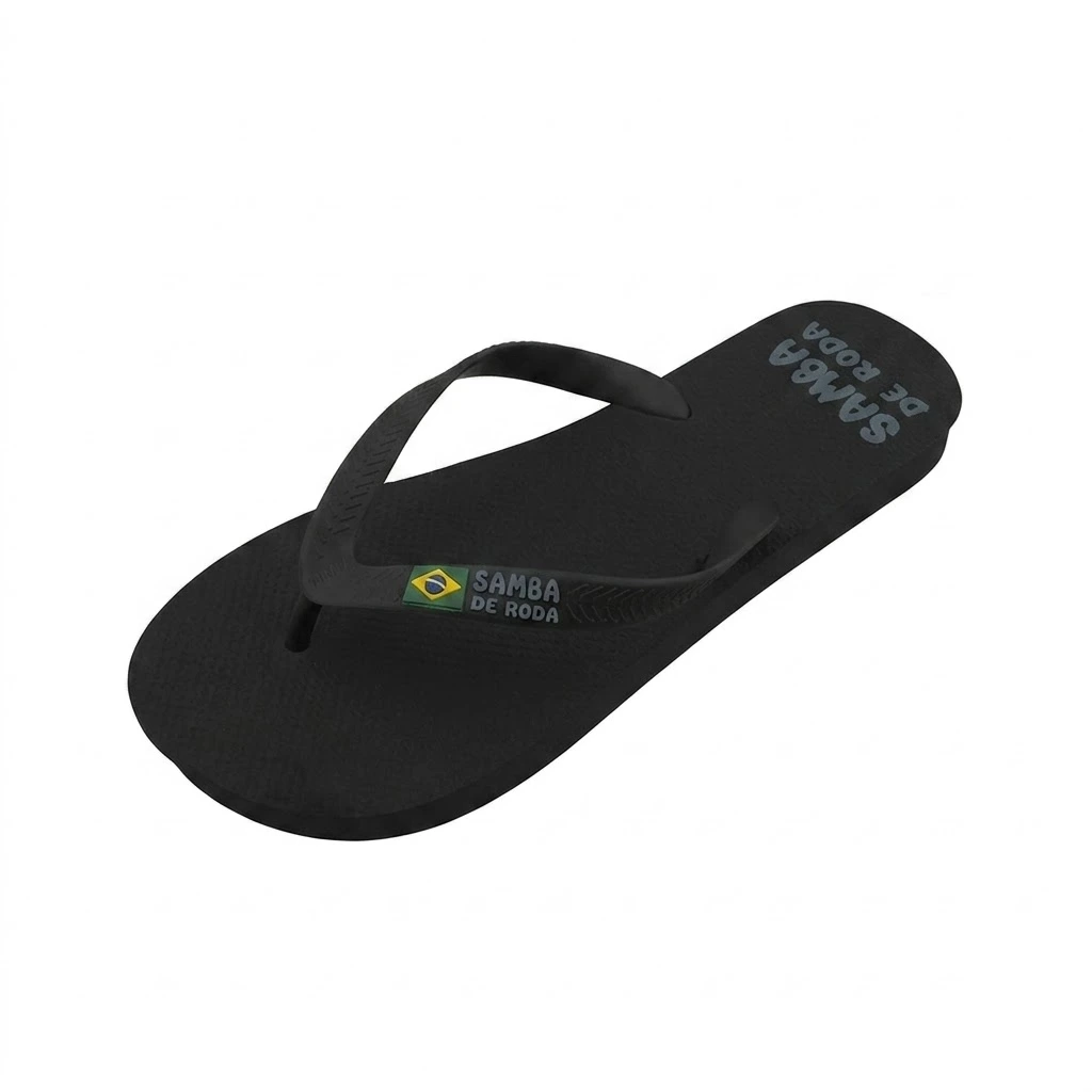 Samba de Roda Premium Slippers – Heren - Zwart - Broomium