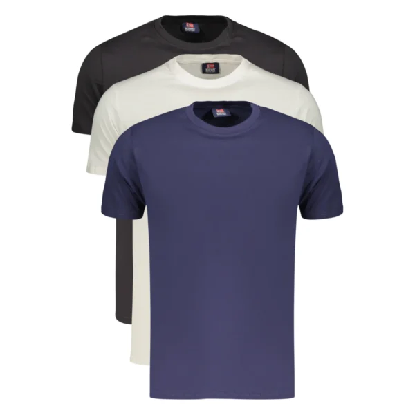 866000-NWZ Norway 1963 Heren T-Shirt (3-Pack) – Regular Fit - Navy-Wit-Zwart