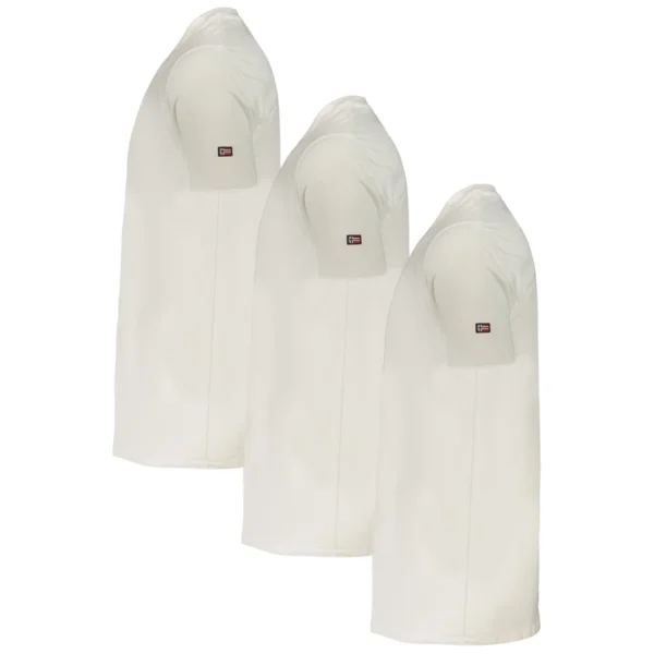 866000-Wit-2 Norway 1963 Heren T-Shirt (3-Pack) – Regular Fit - Wit