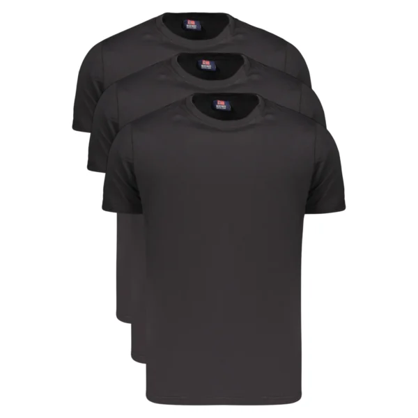 Norway 1963 Heren T-Shirt 3-Pack - Regular Fit - Zwart