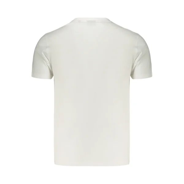 Baci & Abbracci Heren T-shirt - Korte Mouwen - Casual Katoen Shirt - Wit - Broomium