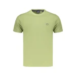 Baci & Abbracci Heren T-shirt - Korte Mouwen - Casual Katoen Shirt - Mintgroen