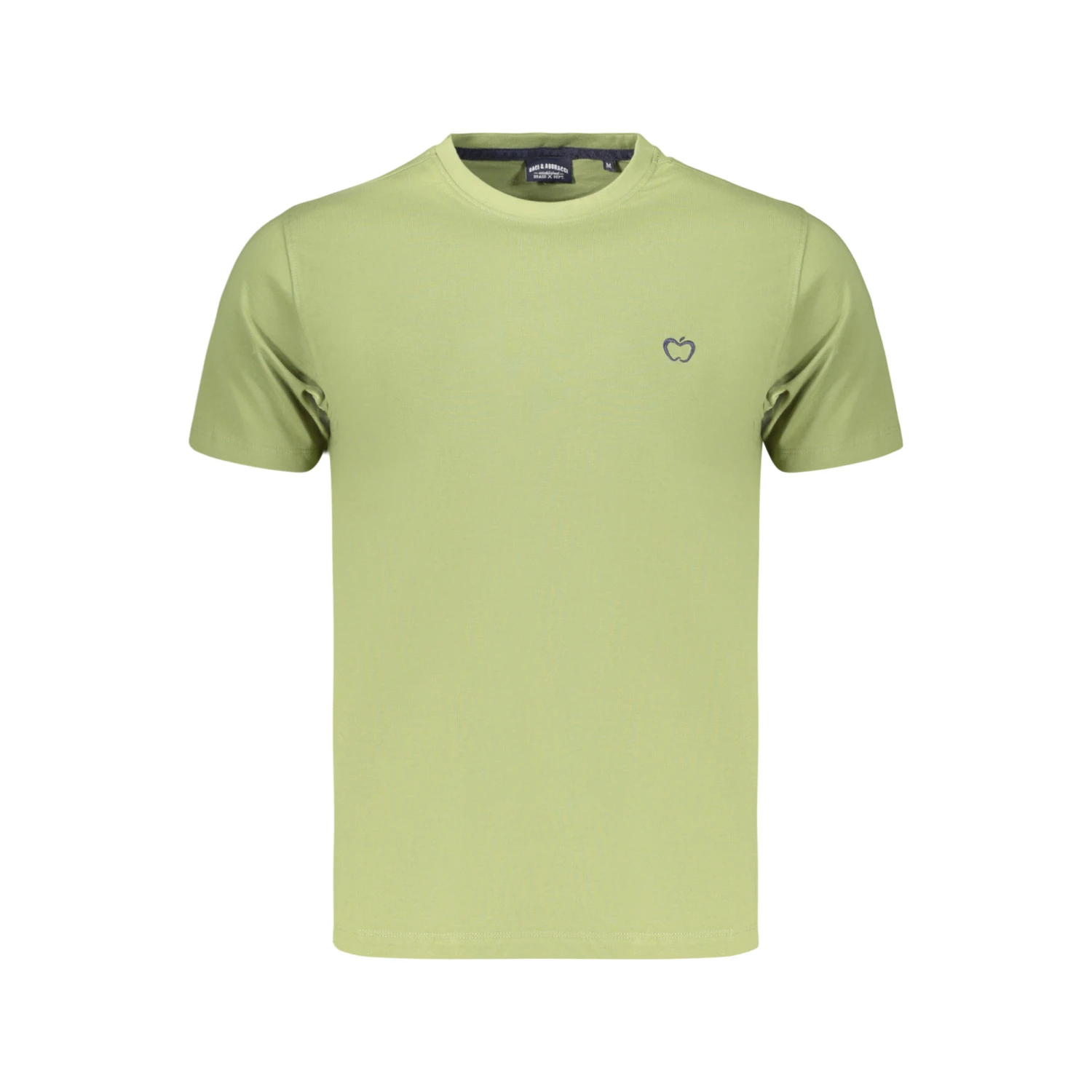Baci & Abbracci Heren T-shirt - Korte Mouwen - Casual Katoen Shirt - Mintgroen - Broomium