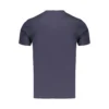 BAM3381-NAVY-2 Baci & Abbracci Heren T-shirt - Korte Mouwen - Casual Katoen Shirt - Blauw - Broomium
