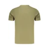Baci & Abbracci Heren T-shirt - Korte Mouwen - Casual Katoen Shirt - Olijfgroen - Broomium