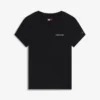 DW0DW23479-7 Tommy Hilfiger Dames T-shirt - Korte Mouwen - Casual Shirt Katoen - Zwart - Broomium