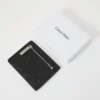 Calvin Klein Monogram Pasjeshouder - Luxe Heren Kaarthouder - Zwart Leder - Broomium