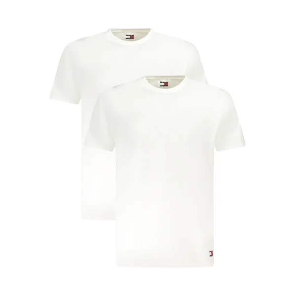 UM0UM03157-1 Tommy Hilfiger Premium Unisex T-Shirts - 2-Pack - Korte Mouwen - Wit - Broomium