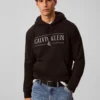 Calvin Klein Jeans Varsity Serif Hoodie Heren - Zwart