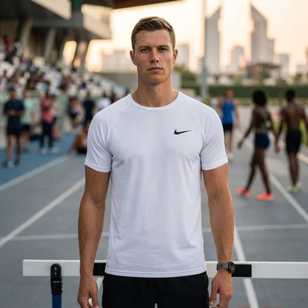 Nike Dri-Fit Heren T-Shirt Korte Mouwen - Wit