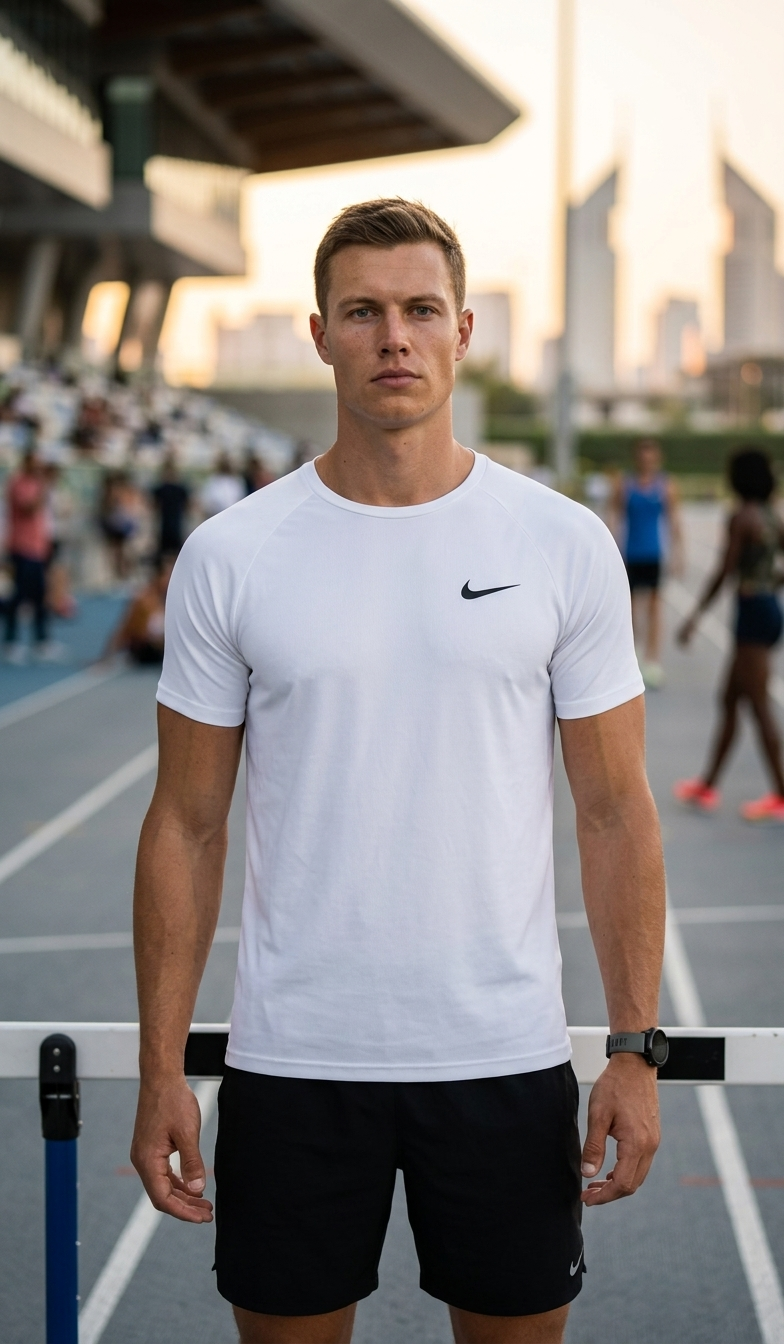 Nike Dri-Fit heren t-shirt korte mouwen wit, premium sportief t-shirt